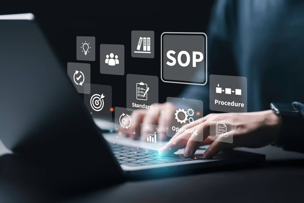 SOP implementation plan for improving workplace efficiency and process consistency