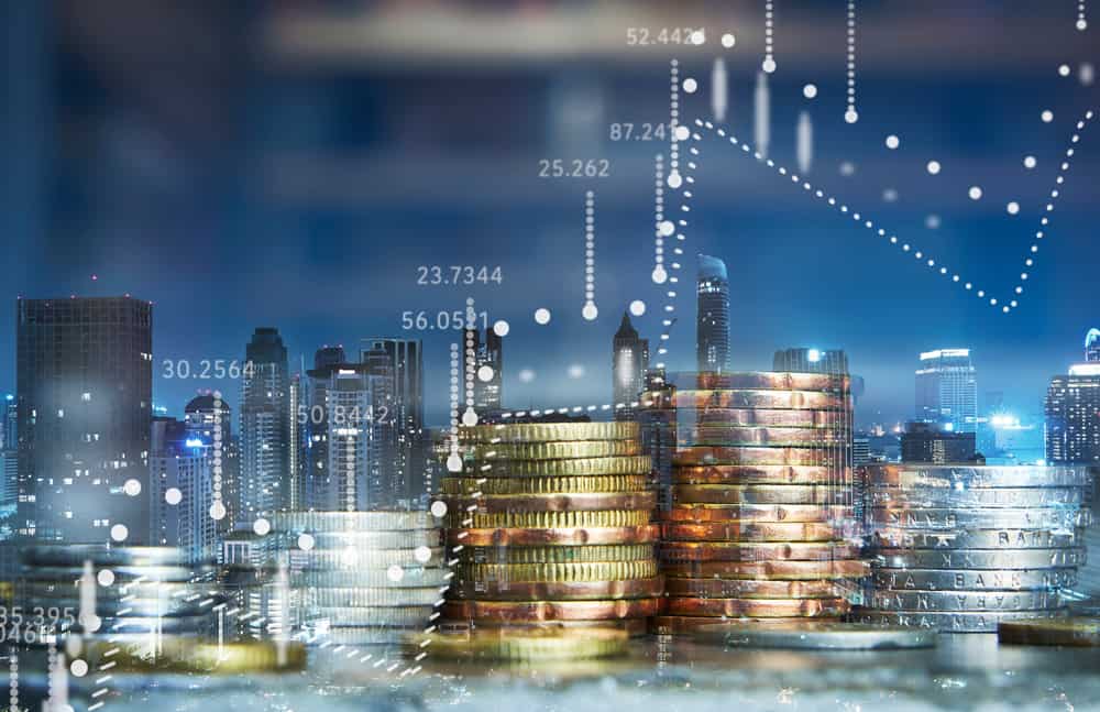 Treasury manager analyzing cash flow and liquidity forecasts for business growth