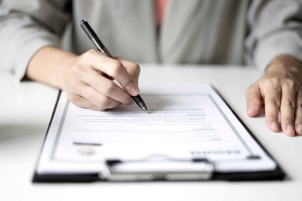 Standard document templates for employee processes