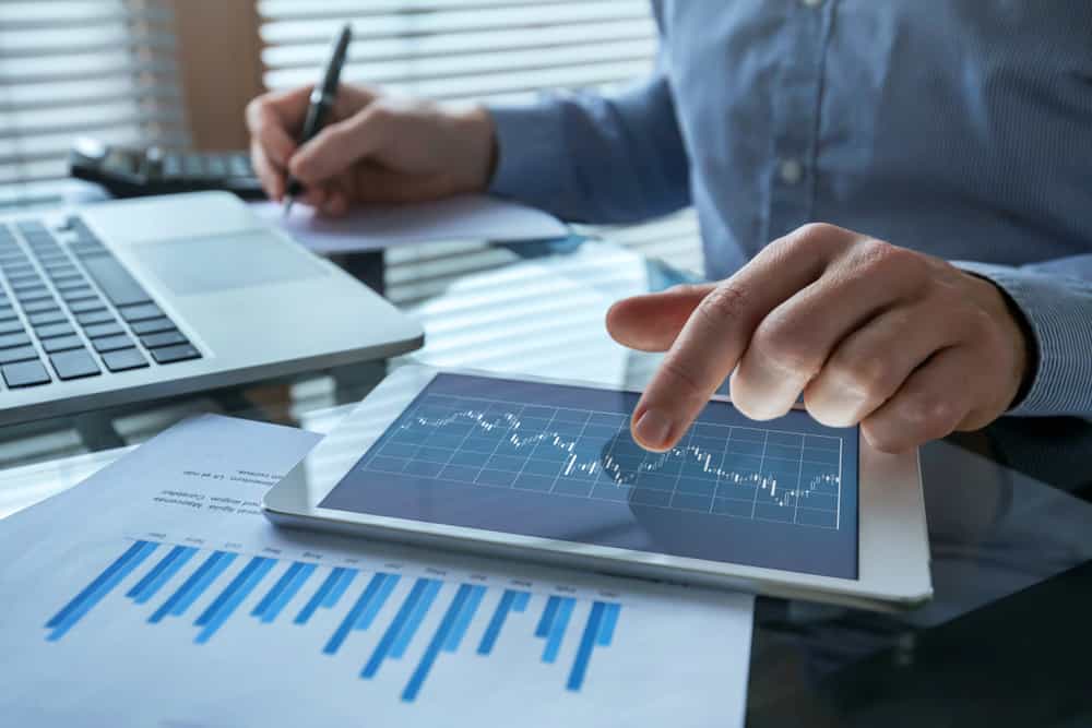 Interactive dashboard for managing business investments