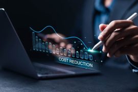 business-cost-optimization-strategy Graph showing business savings after implementing cost control measures